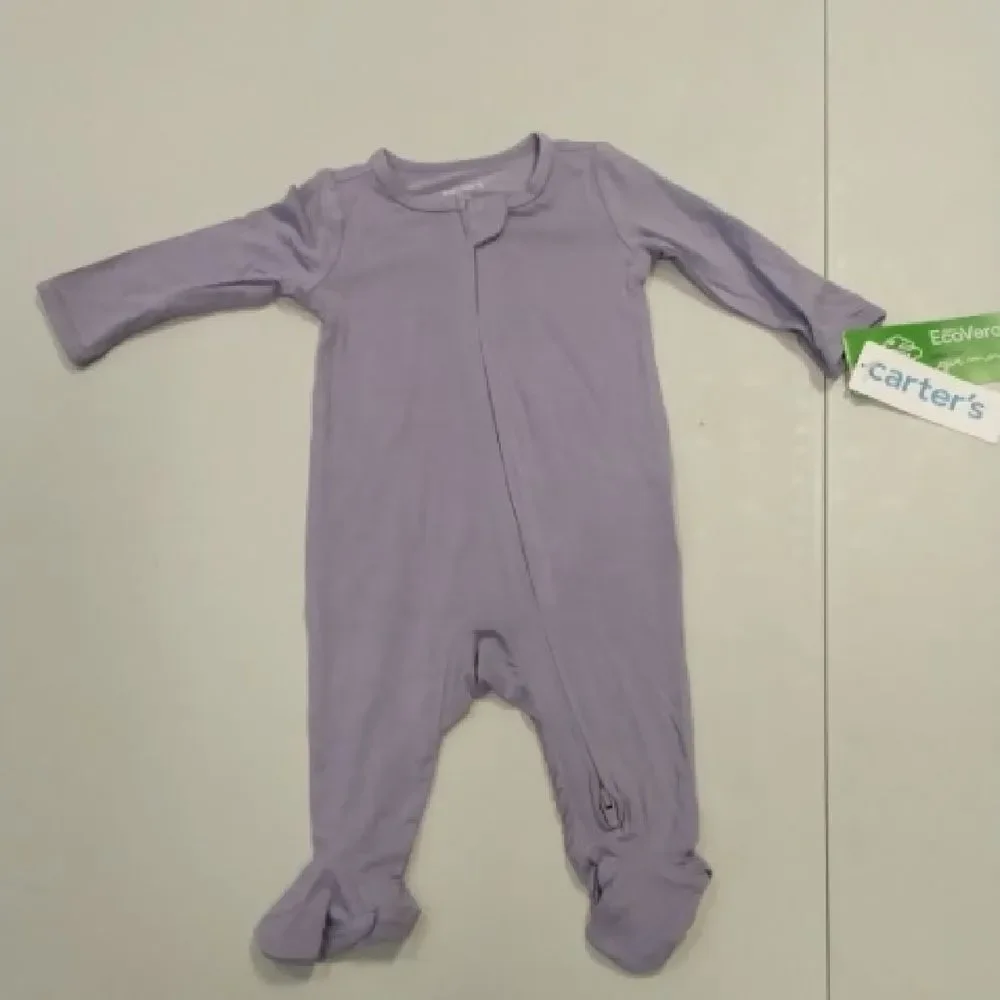 Carter's Lavender Footed One Piece